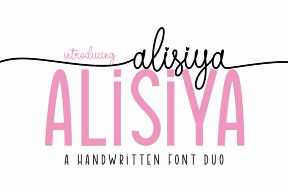 Alisiya Typeface: Elevating Brand Identity with Luxury Script and Sans