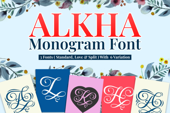 Alkha: Elevating Digital Brand Identity with Elegant Decorative Typography