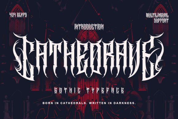Cathedrave: The Gothic Typeface That Elevates Your Brand Identity