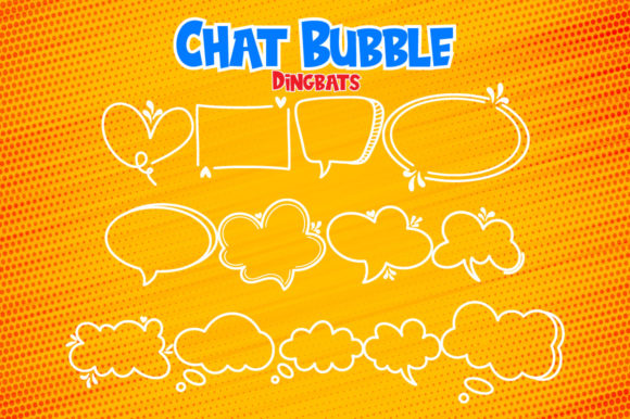 Chat Bubble: A Unique Dingbats Typeface for Editorial Design