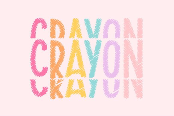 Crayonfriends Stacked: The Playful Typeface for Handmade Brands