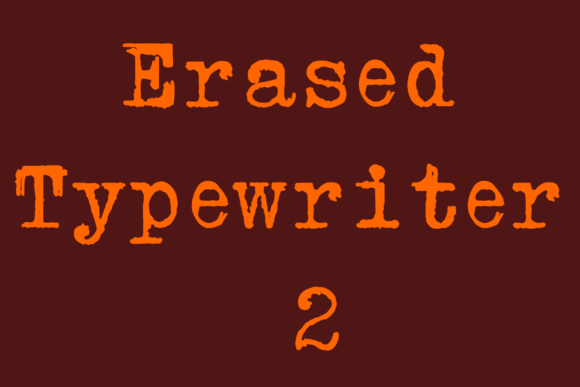 Erased Typewriter 2: A Distressed Serif for Authentic Web Design