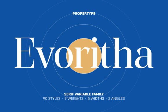 Evoritha Serif: Elevate Your Brand Identity With Elegant Typography