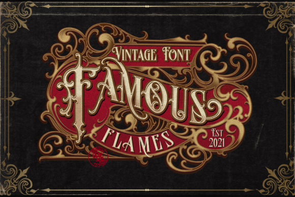 Famous Flames: A Timeless Blackletter Typeface for Editorial Design