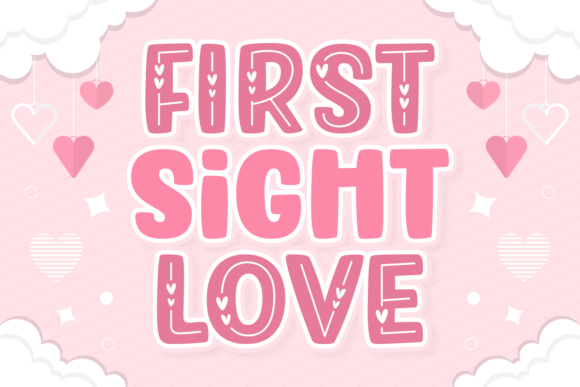 First Sight Love: A Playful Typeface for Warm Brand Identities