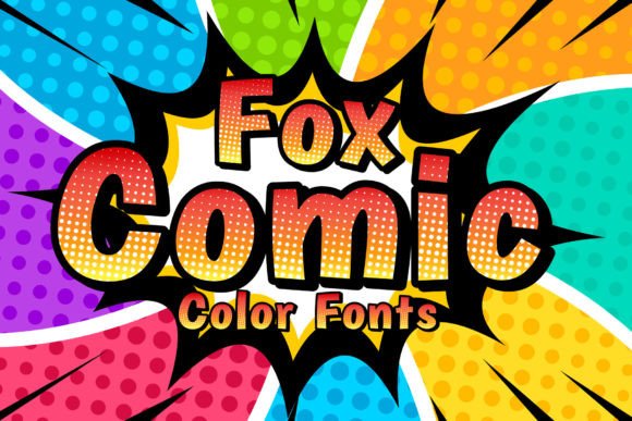 Fox Comic: The Creative Color Font for Scroll-Stopping Social Media Graphics