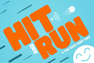 Hit and Run: The Playful Sans Serif Typeface for Modern Web Design