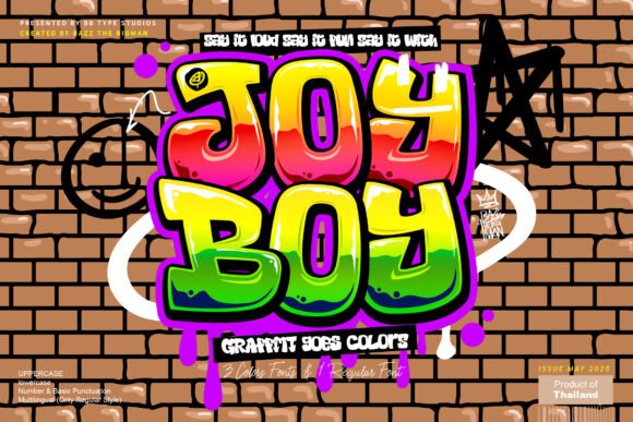 Joy Boy: A Vibrant Color Font for Bold Web Design