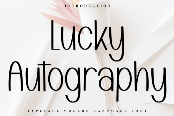 Lucky Autography: A Soft Touch for Modern Brand Identity