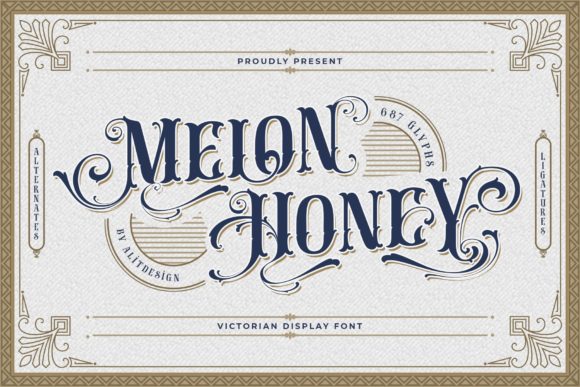 Melon Honey: A Distinctive Blackletter Typeface for Digital Branding