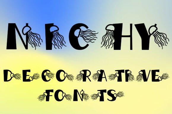Nichy: The Jellyfish-Inspired Typeface for Memorable Campaigns