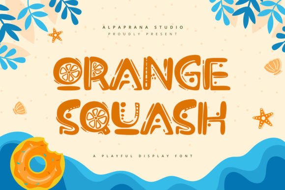 Orange Squash: A Playful Display Font for Modern Web Design
