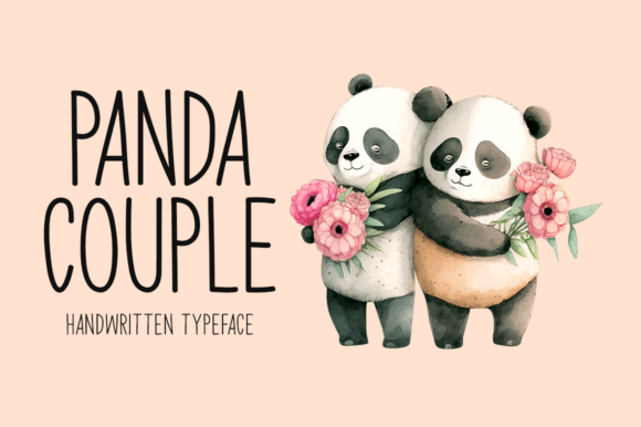 Panda Couple Typeface Review for Social Campaigns
