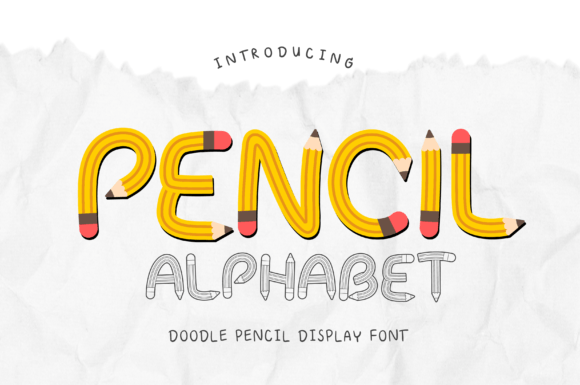 Pencil Alphabet: The Creative Typeface for Bold Branding