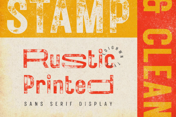 Rustic Printed: The Perfect Typeface for Authentic Brand Identity