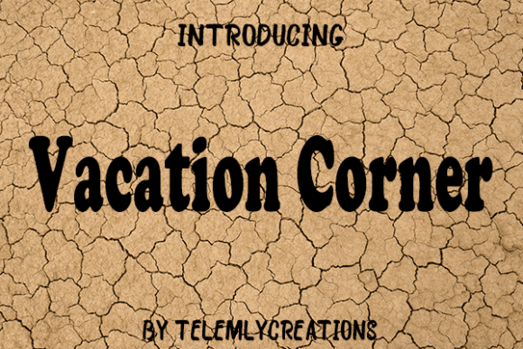 Vacation Corner: A Serif Typeface for Handmade Branding