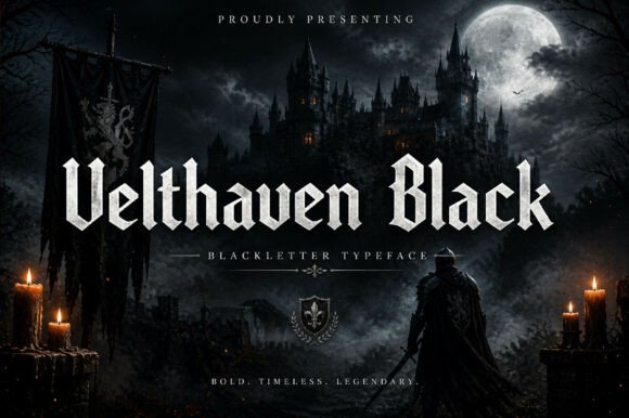 Velthaven Black: The Premium Typeface for Epic Digital Branding