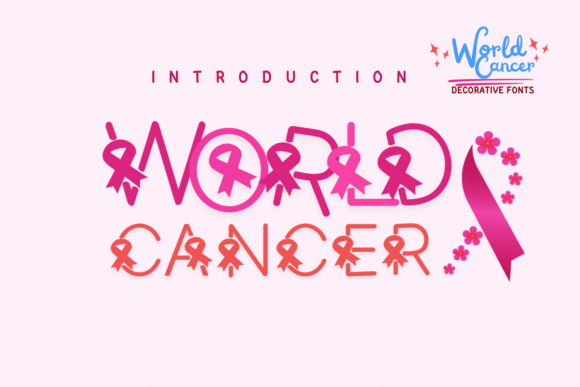 World Cancer: The Perfect Decorative Typeface for Bold Branding
