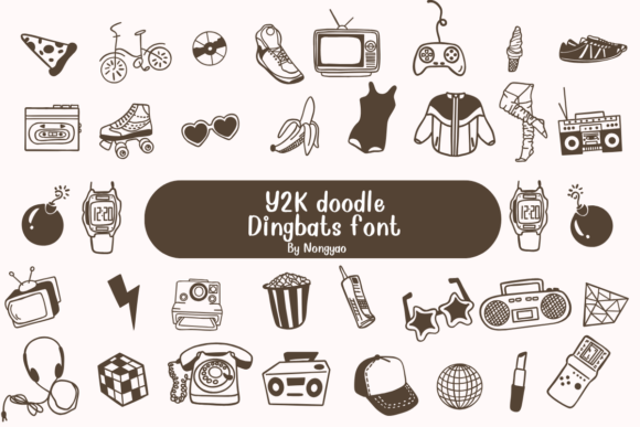 Y2k Doodle: The Playful Typeface That Transformed My Brand Identity